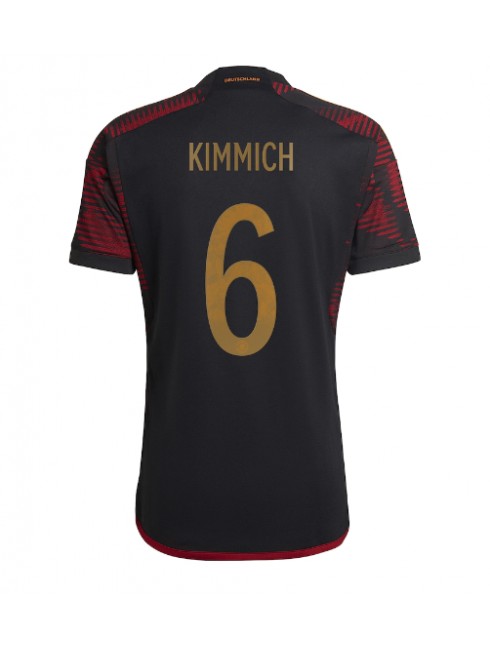 Tyskland Joshua Kimmich #6 Replika Borta Kläder VM 2022 Kortärmad